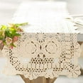 thumbnail image 4 of Fennco Styles Handmade Crochet Lace 100% Cotton Table Linen, 4 of 15