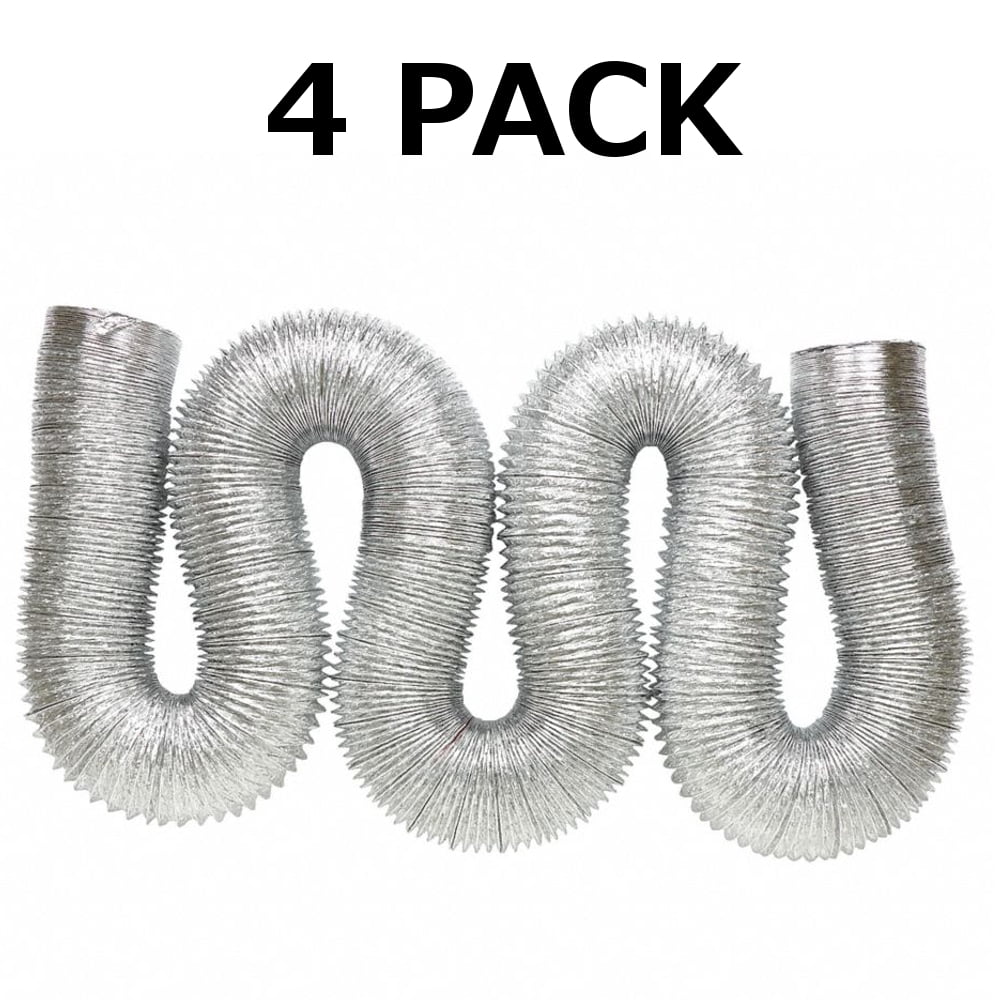 4 Duct Foil 4Inch 50Foot Aluminum Polyester Dryer Vent Hose Pipe