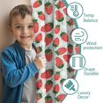 thumbnail image 3 of Blackout Kids Curtains,Blue Strawberry Plants Fruit Childrens Insulated Curtains Set Of 2,Bedroom Essentials,Toddler Room Decor 42x63in(106x160cm), 3 of 4