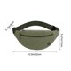 thumbnail image 3 of Casual Canvas Waist Bag For Men Multi Pocket Adjustable Strap Crossbody Sling Bag Lightweight Chest Pack For Daily Commute Travel Work And Outdoor Use, 3 of 6