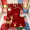 thumbnail image 5 of Manfei Xmas Farmhouse Snowflake Queen Sheets,Colorful Farm Cattle Queen Sheet Sets,4-Piece,1 Flat Sheet,1 Fitted Sheet and 2 Pillowcases, 5 of 6