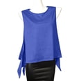 thumbnail image 4 of BiZtdJrK Débardeurs Tendance pour Femmes, Sans Manches, Col Rond, Légers, Amples, pour Gym, Sport, Bleu, Taille Unique, 4 of 9