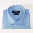 thumbnail image 2 of Mens 100% Cotton Shirt From Turkey Manschett by Quesste Slim Fit 4029-08 Blue, 2 of 6