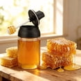 thumbnail image 4 of 4 Pcs Pot de Miel Transparent Scellé avec Cuillère et Couvercle, 250 ml, Poignée Amovible, Rangement et Service, Utilisation Durable, Anneau en silicone Hermétique, Contenant pour Cuisine Familiale, Articles pour la Maison, 4 of 9