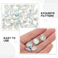 thumbnail image 3 of ELAYARD 100Pcs White Resin Mermaid Scale Flatback Cabochons Durable and for Crafting, 3 of 8