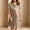 Gold, variant on Women's Silk Nightgown Sleep Dress, Short Sleeve, Button-Up, Black, Size 2XL