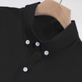 thumbnail image 7 of Maqroz Mens Fashion Tops Casual Short Sleeve Button Down Shirt Crinkle Texture Lightweight Vacation Holiday Resort Wear Essential, 7 of 7