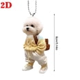 thumbnail image 3 of Creative Puppy Backpack Rearview Mirrors Pendant Car Ornaments 2D, 3 of 8