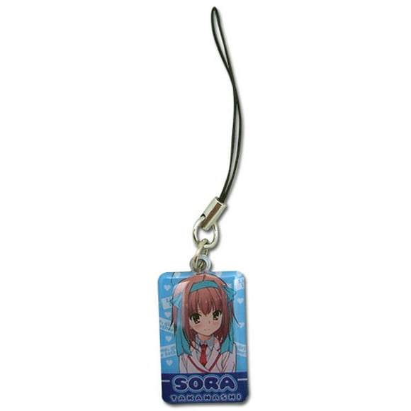 Cell Phone Charm - Listen to Me - New Sora Metal Anime Licensed ge17060