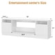 thumbnail image 3 of QinaQin Mueble para TV con gabinete de almacenamiento para pantallas de hasta 55 pulgadas, compatible con chimenea eléctrica de 36 pulgadas, color negro, 3 of 8