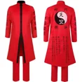 thumbnail image 3 of Disfraz de Anime de Los Vengadores de Tokio para adultos, traje de Cosplay de Daiju Shiba, uniforme de gabardina roja de generación, Manji de Tokio, 3 of 5