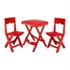 Adams Manufacturing Cafe Set, Cherry Red