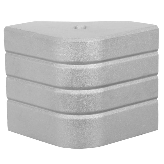 PAMINGONO Aluminum Pontoon Deck Corner Cap Plated Anti- Boat Rail End Protector Marine Dock Accessory