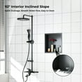 thumbnail image 4 of AKDSteel Niche de Douche en Acier Inoxydable Prête pour les Carreaux – Boîte de Rangement Encastrée Étanche pour Salle de Bain, Niche Murale Intérieure Étanche, 4 of 6
