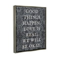 thumbnail image 3 of Stupell Industries Vintage Motivational Phrase Inspirational Painting Gray Floater Framed Art Print Wall Art, 17 x 21, 3 of 9