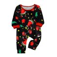 thumbnail image 1 of Moonsky Family Matching Long Sleeve Tops+Pants 2 Piece Pajamas Set, Halloween Christmas Paj Christmas Element Prints For Family 18 Months, 1 of 2