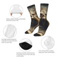 thumbnail image 3 of KLL Ancient Skull Cave Landscape Print Cool Socks Men's Women's Crew Socks Funny Crazy Novelty Stockings, 3 of 6