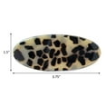 thumbnail image 2 of Scunci Extra-Large Oval Barrette No-Slip Grip with Metal-Free Slide Clasp, Adjusts to All Hair Types, in Milky Tortoise Shell, 1ct, 2 of 8