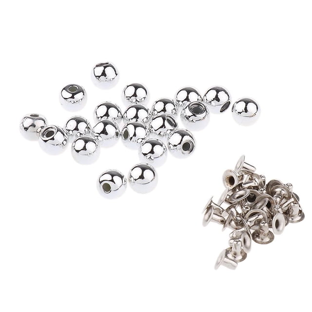 simhoa 10 Pcs Rivets Ronds Rivets Perles Rivets Décoratifs Rivets Décoratifs Vêtements