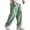 A-Green99, variant on XIAONU Men's Cable Knit Print Pant Loose Wide Leg High Waisted Drawstring Ankle Jogger Soft Cozy Casual Pants