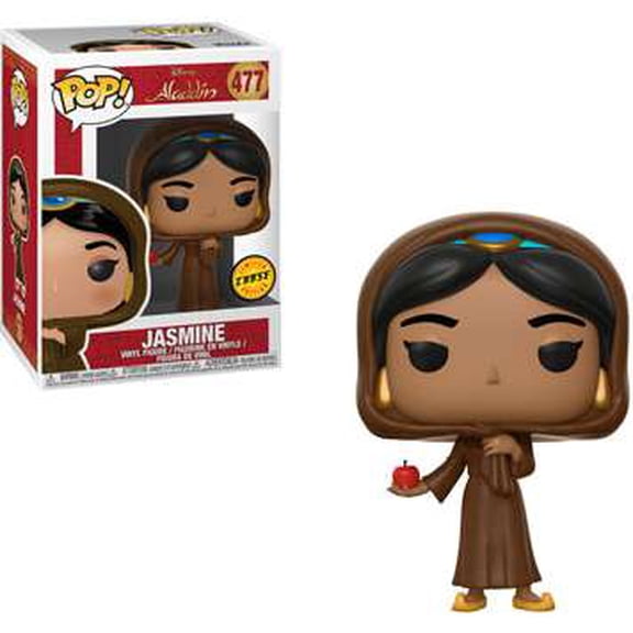 Aladdin Funko POP! Disney Jasmine Vinyl Figure (In Disguise, With Apple, Chase Version)