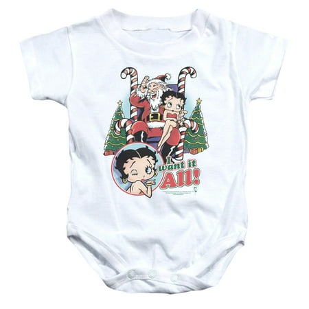 

Betty Boop - I Want It All - Infant Snapsuit - 12 Month