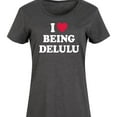 thumbnail image 3 of Instant Message - I Love Being Delulu - Women's Any Way Dress, 3 of 6