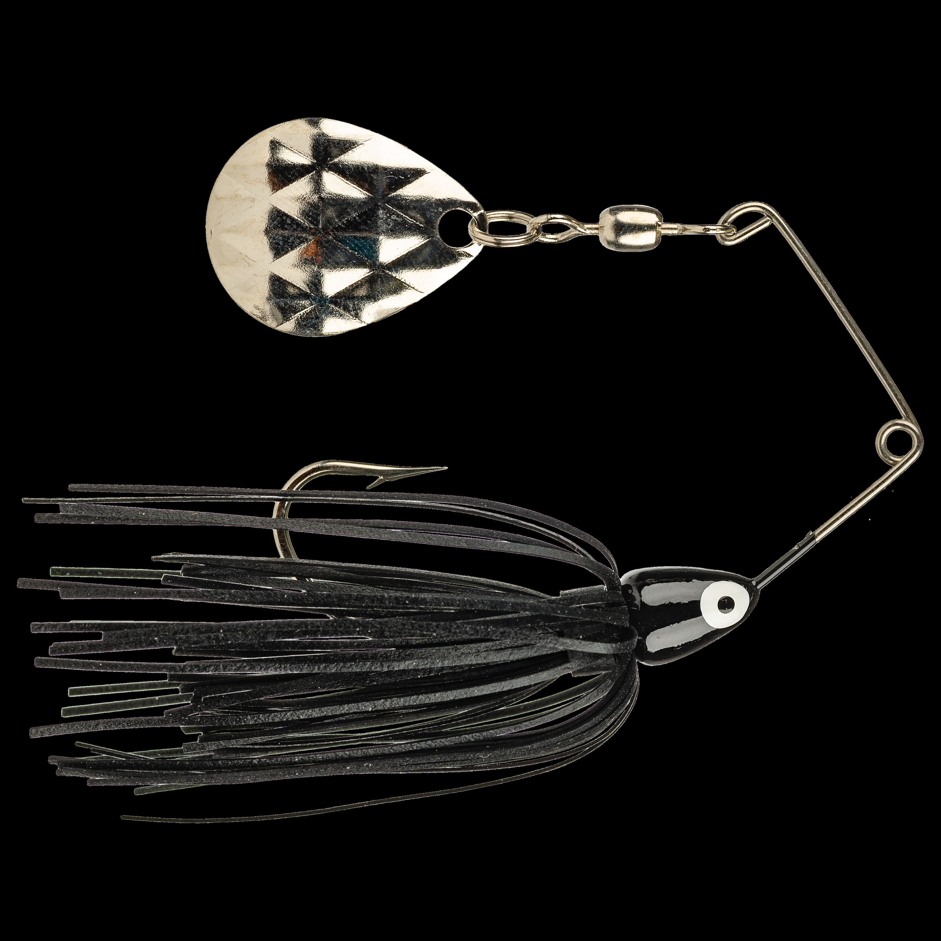 Strike King Lures Mini-King Spinrbait Blck/Blck - MK-10G