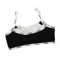 thumbnail image 4 of CYRBOKO Bars for Girls, Cami Soft Breathable Comfortable Cotton Teen Girls Underwear Black Size 11-12 T, 4 of 5