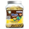 thumbnail image 1 of YBQF Monedas Gold Jar | Chocolate Flavored Candy Coins | St. Patrick's Day, Halloween, Birthdays, Weddings & Hanukkah | 120 Total Coins | 25 Ounce (Pack of 1), 1 of 4