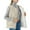 Beige, variant on Womens Plus Size Puffer Vest Casual Sleeveless Down Jacket Fleece Quilted Vest Winter Fashion Solid Color Coats Outwear