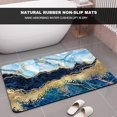 thumbnail image 5 of Diatomaceous Earth Bath Mat,Purple, Gold and Blue Marble Non-Slip Volume Super Absorbent Fast Drying for Bathroom Kitchen Door mat,Eco-Friendly Easy to Clean, 5 of 10