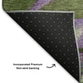thumbnail image 5 of Addison Rugs Mayfield Premium Machine Washable Transitional Abstract Purple Rectangle Rug, 3' x 5', 5 of 6