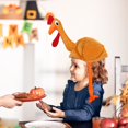 thumbnail image 4 of Thanksgiving Party Hat With Movable Turkey Head For Holiday Celebrations And Festive Events, 4 of 6