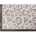 thumbnail image 3 of Eclectic Essentials Gray Bohemian Botanical Area Rug, 3 of 4
