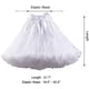 thumbnail image 2 of Enagua de gasa con cintura elástica para mujer, falda de tul con tutú hinchado, falda interior de princesa para baile de Ballet, 2 of 6