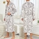 thumbnail image 4 of Batas de franela para hombre, ropa cálida para el hogar, batas de secado con absorción de agua, bata de baño hasta la rodilla, pijamas, camisón de poliéster para hombre, 4 of 4