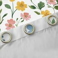 thumbnail image 4 of Castle Fairy Boys Girls Colorful Flowers Curtains Pack of 2 (42x84 Each),Spring Garden Curtains Blackout,Chic Floral Blossoms Bedroom Curtains,Ultra Soft Home Decor, 4 of 6