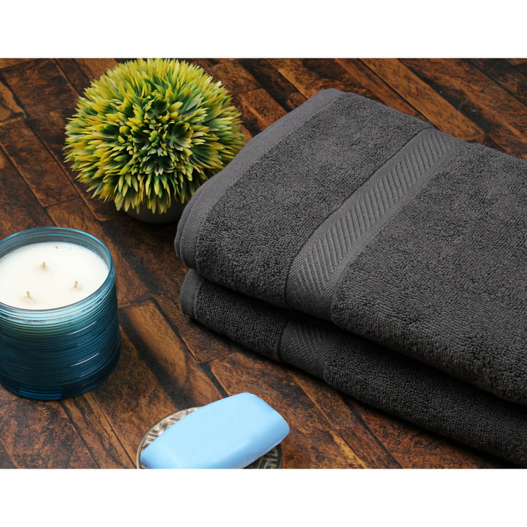 Asiatique Linen – Luxury 8 Piece Electric Blue Bath Towels Set – 650 GSM  Towels for Bathroom – 100% Cotton Shower Towels 