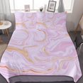 thumbnail image 1 of HAHDAXIA Marble Pattern Bedding Solid Comforter Set for All Seasons,3 Pieces(1 Comforter+2 Pillowcases),Soft Microfiber Bedding Set King(90"x90"), 1 of 7