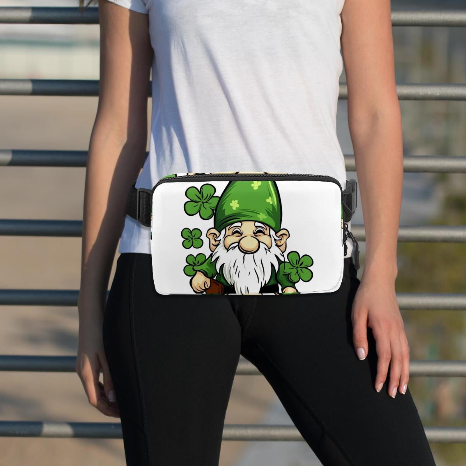Saint Patrick's Day Lightweight Adjustable Belt Bag with Extension Strap - Unisex Running Waist Bag