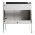 thumbnail image 5 of Fine Fixtures  Oakville Bathroom Vanity  with White Ceramic Sink Mild Grey Oak - Chrome Hardware 30 Inch, 5 of 9