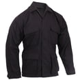 thumbnail image 3 of Rothco BDU Rip-Stop Shirt - Black, 3 of 4