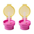 thumbnail image 1 of Pajita de seguridad anti desbordamiento con tapa de conversión de botella de bebida para niños portátil de 2 piezas, 1 of 5