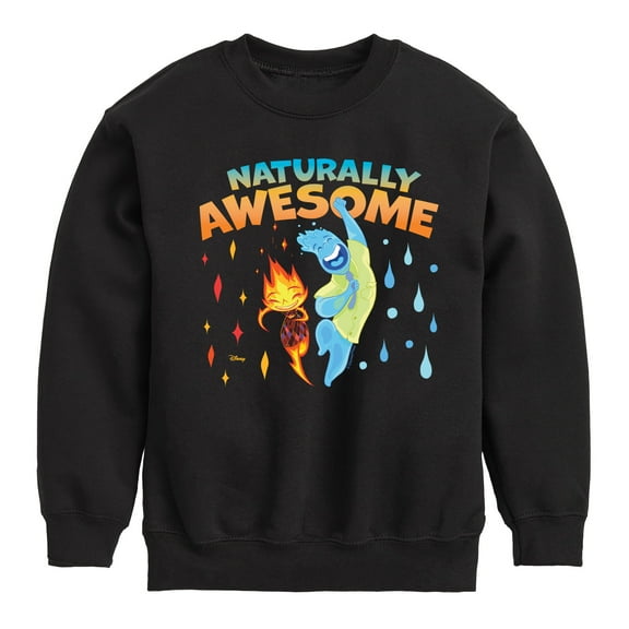 Elemental - Naturally Awesome - Toddler & Youth Crewneck Fleece Sweatshirt