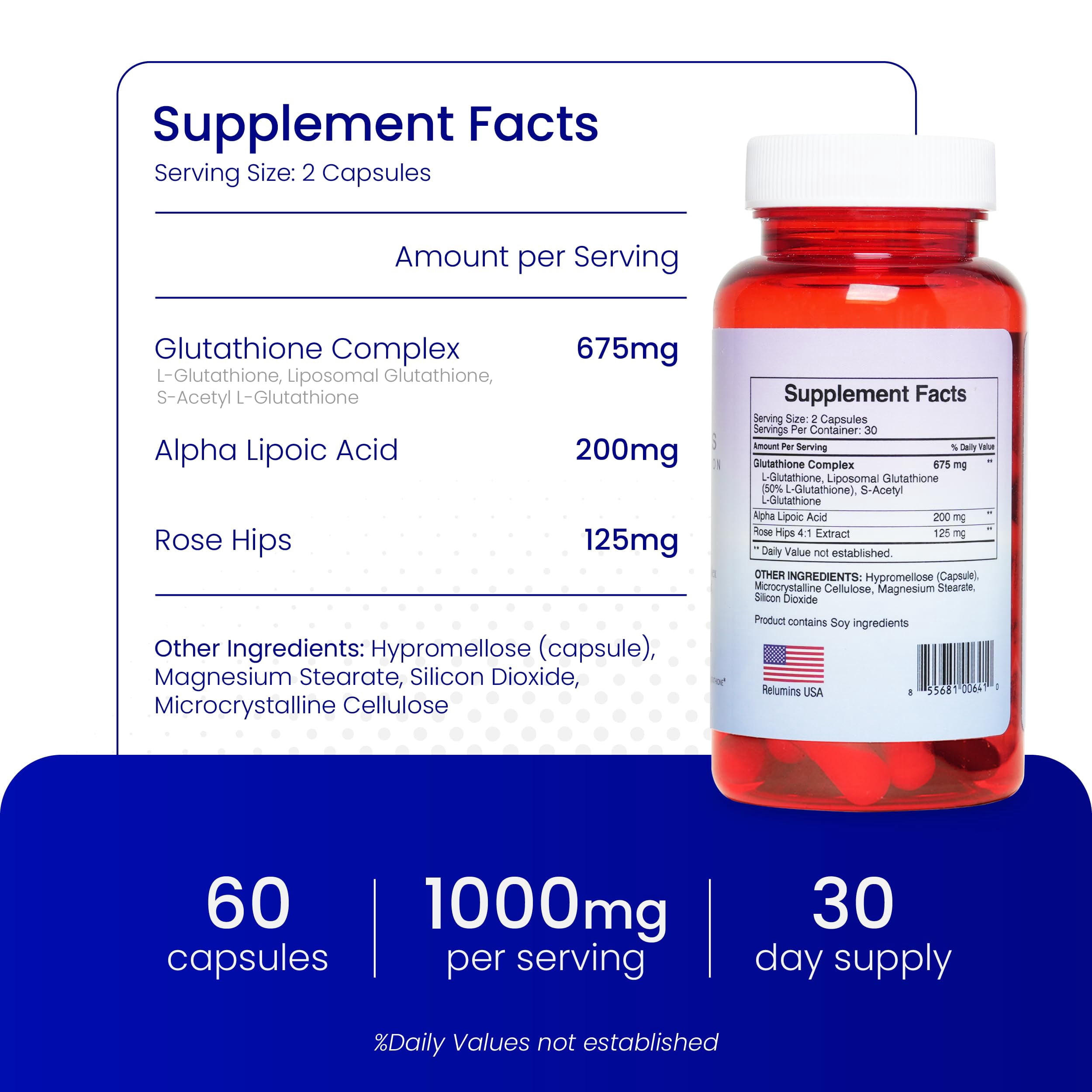 relumins l glutathione GENABELLE Glutathione Vita Glow Capsule Ampoule main image 0