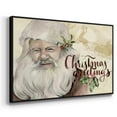thumbnail image 3 of Christmas Greetings Collection A - Framed Gallery Wrapped Holiday Canvas - 25 x 37 - Black Frame, 3 of 8