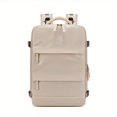 thumbnail image 1 of 1pc Men Women Travel Backpack With USB Charging Port, Business Laptop Backpack With Independent Shoes Storage, Computer Notebook Bag Fits For 16inch Laptop, School Backpack, Large Capacity Travel Bag, 1 of 4
