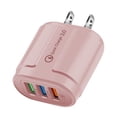 thumbnail image 2 of TIMIFIS Usb C Charger 3 Port Fast Quick Charge 3.0 USB Hub Wall Charger 3.0A Power Adapter US Plug Gift, 2 of 2