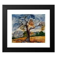 thumbnail image 2 of Edvard Munch 23x20 Black Modern Framed Museum Art Print Titled - The Oak (1906), 2 of 5